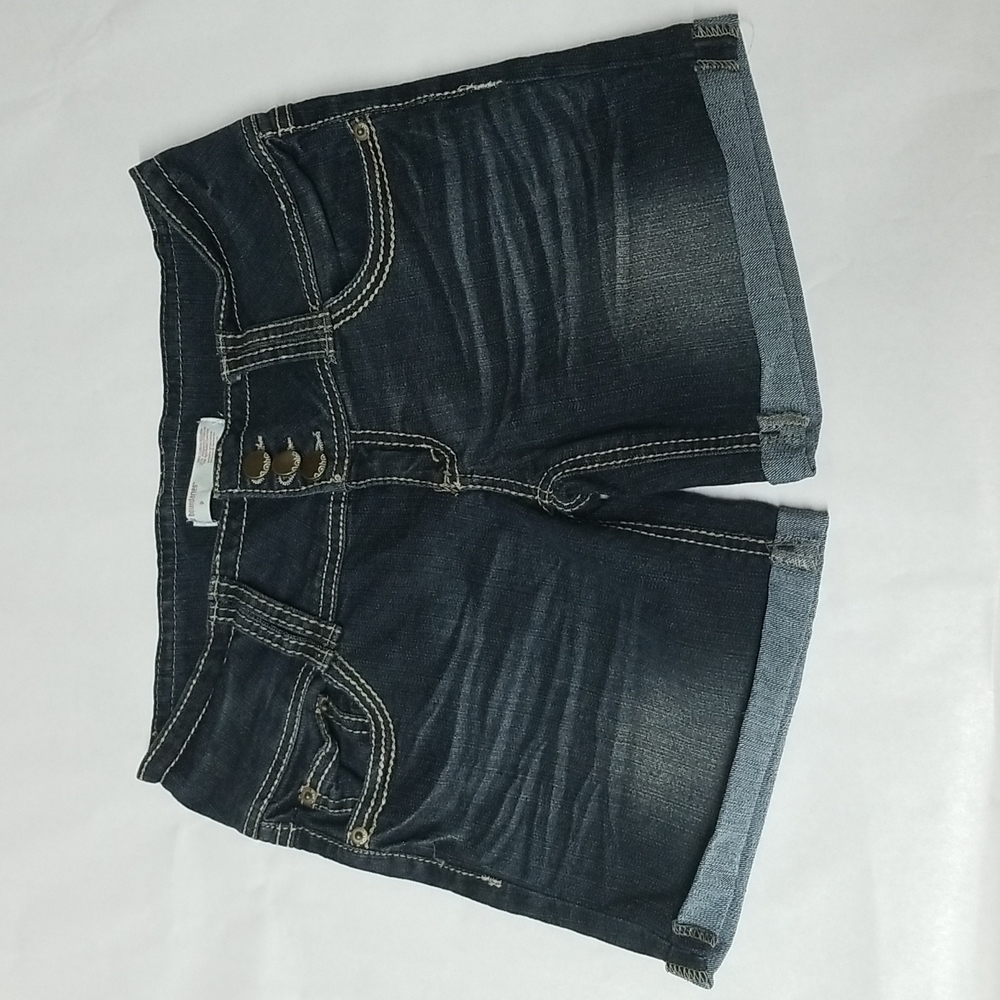 No Boundaries Blue Jean  Denim Shorts Womens Size 9 (30" x 5")